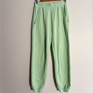 Apiece Apart Dinas Jogger Organic Cotton in  apple green Women’s Sz S